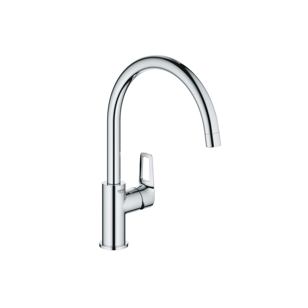 Mitigeur d’évier monocommande GROHE BAULOOP bec pivotant monotrou